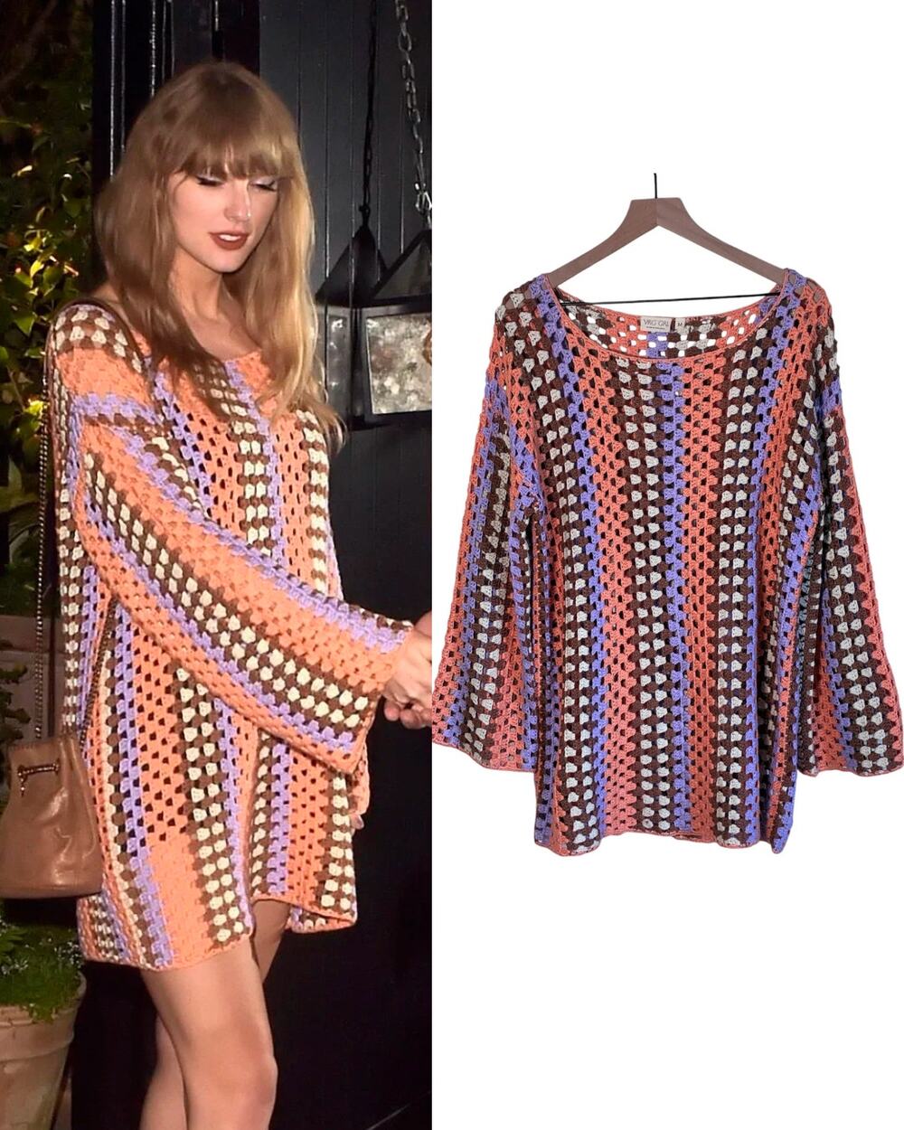VRG GRL Myra Crochet Mini Dress ASO Taylor Swift, Size M